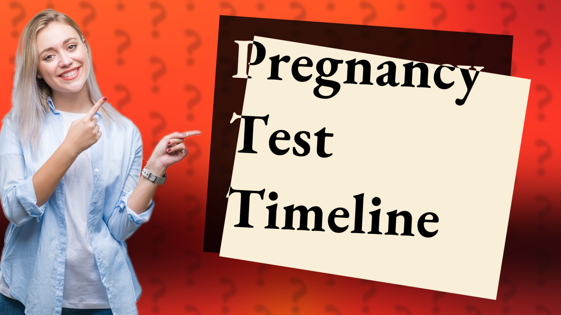 Pregnancy Test Timeline