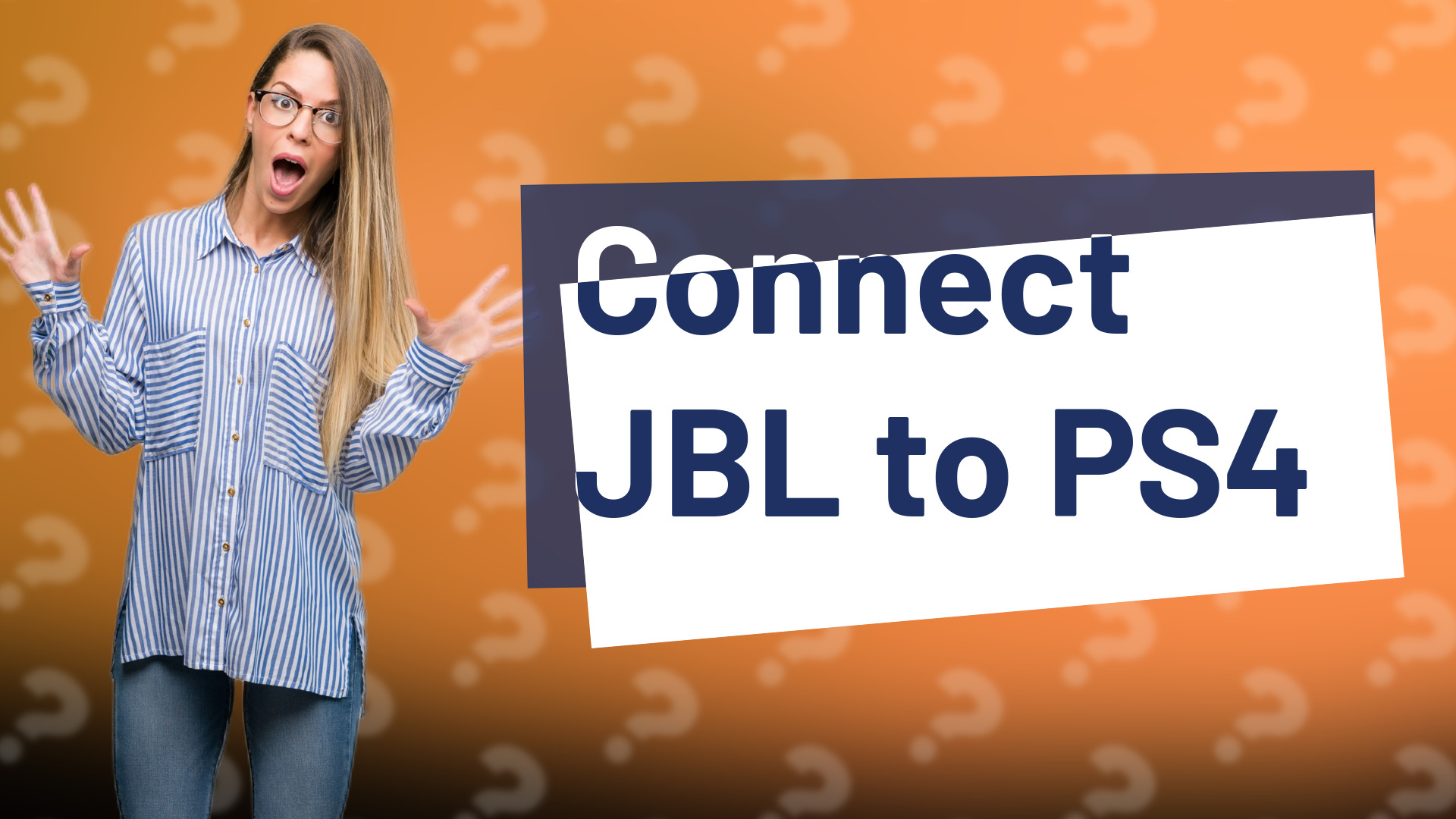 Connect JBL to PS4