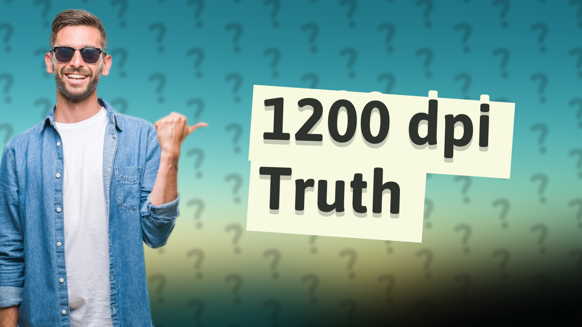 1200 dpi Truth