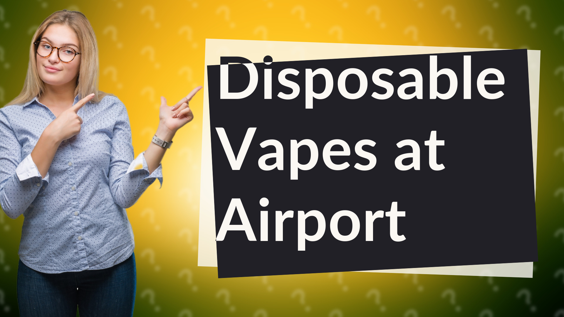 Disposable Vapes at Airport