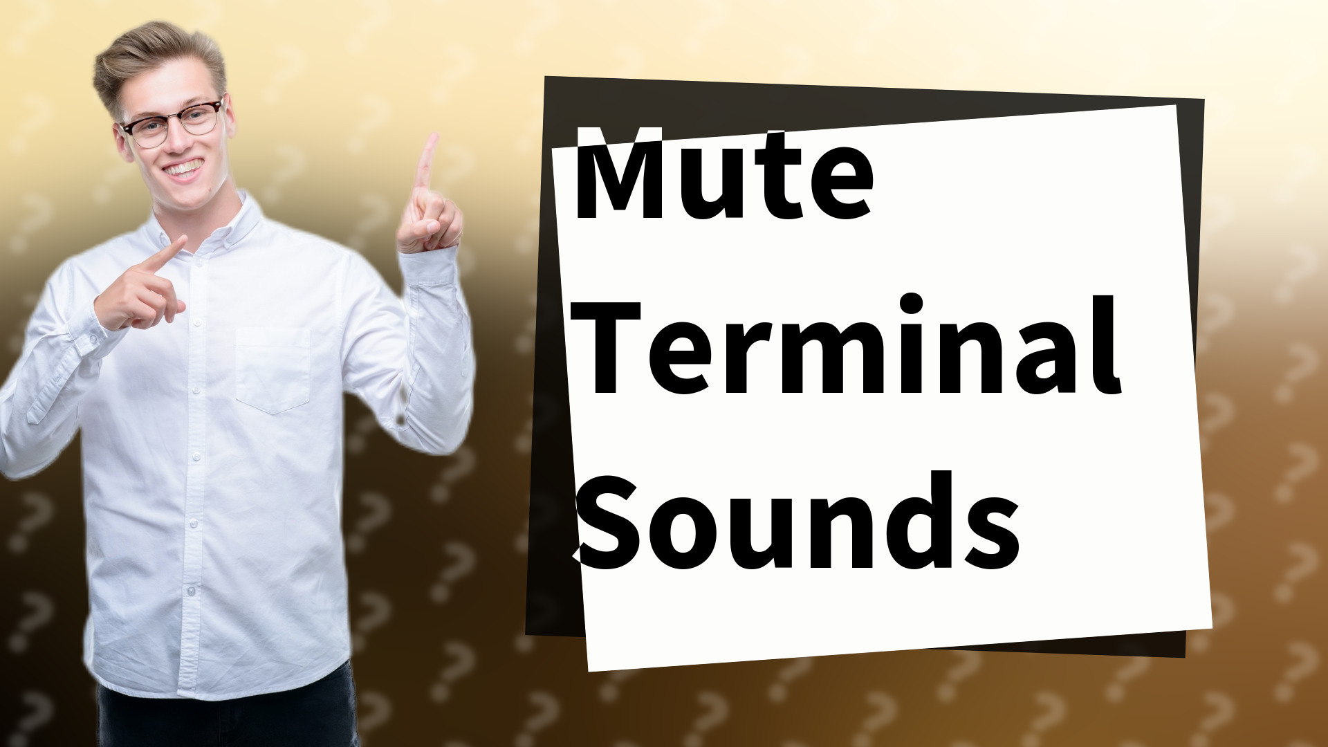 Mute Terminal Sounds
