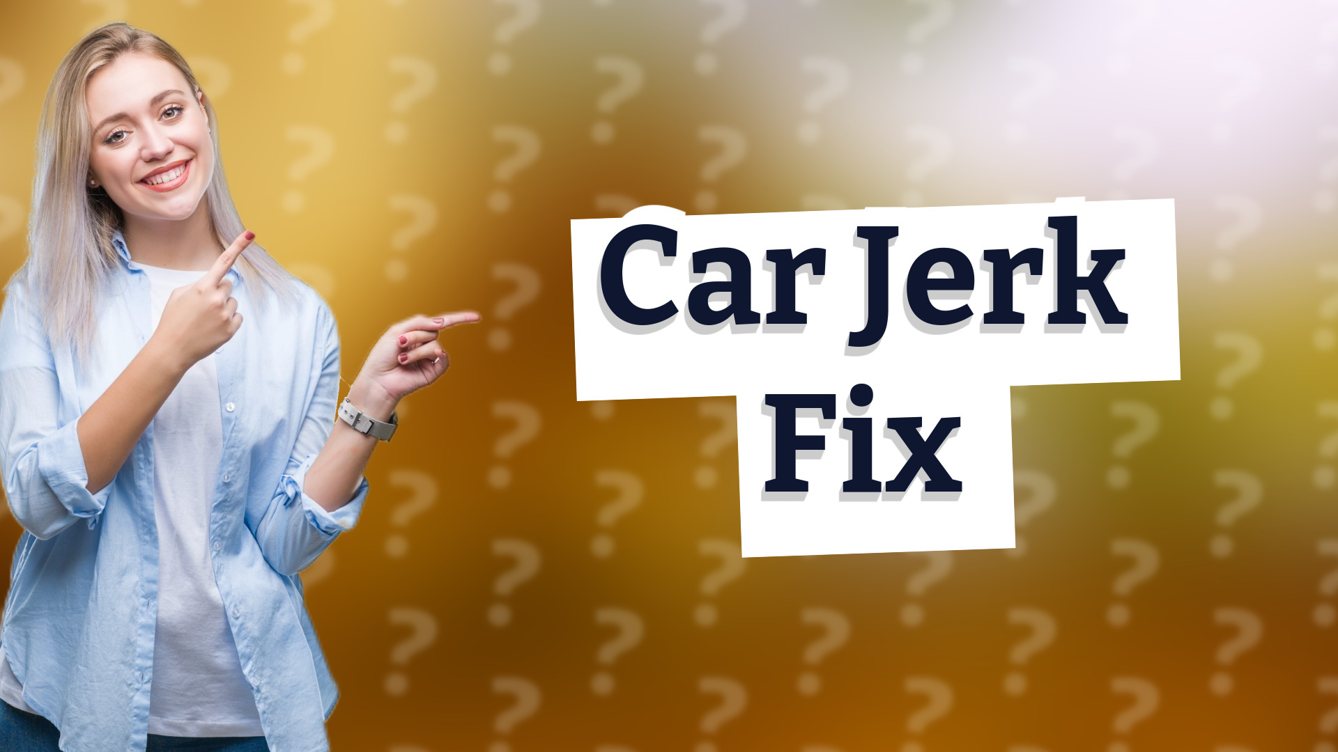 Car Jerk Fix