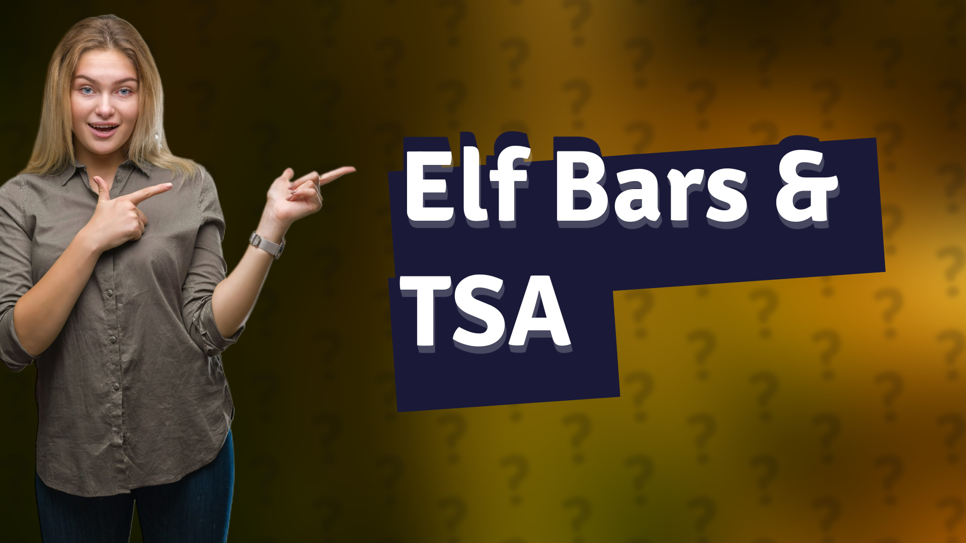 Elf Bars & TSA