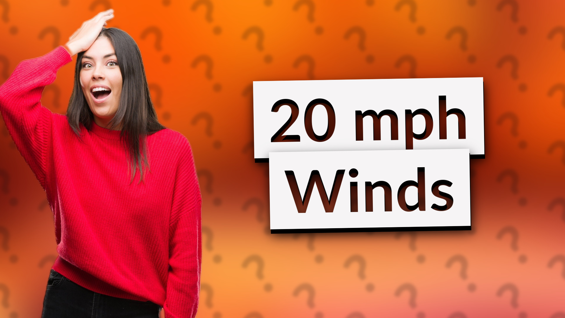 20 mph Winds