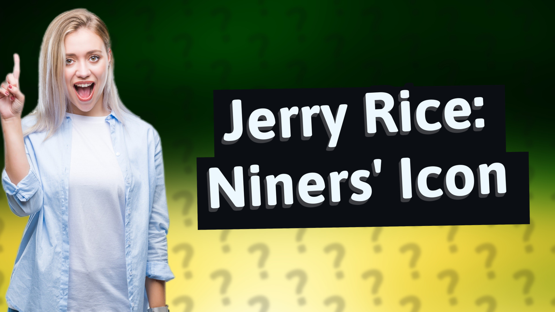 Jerry Rice: Niners' Icon