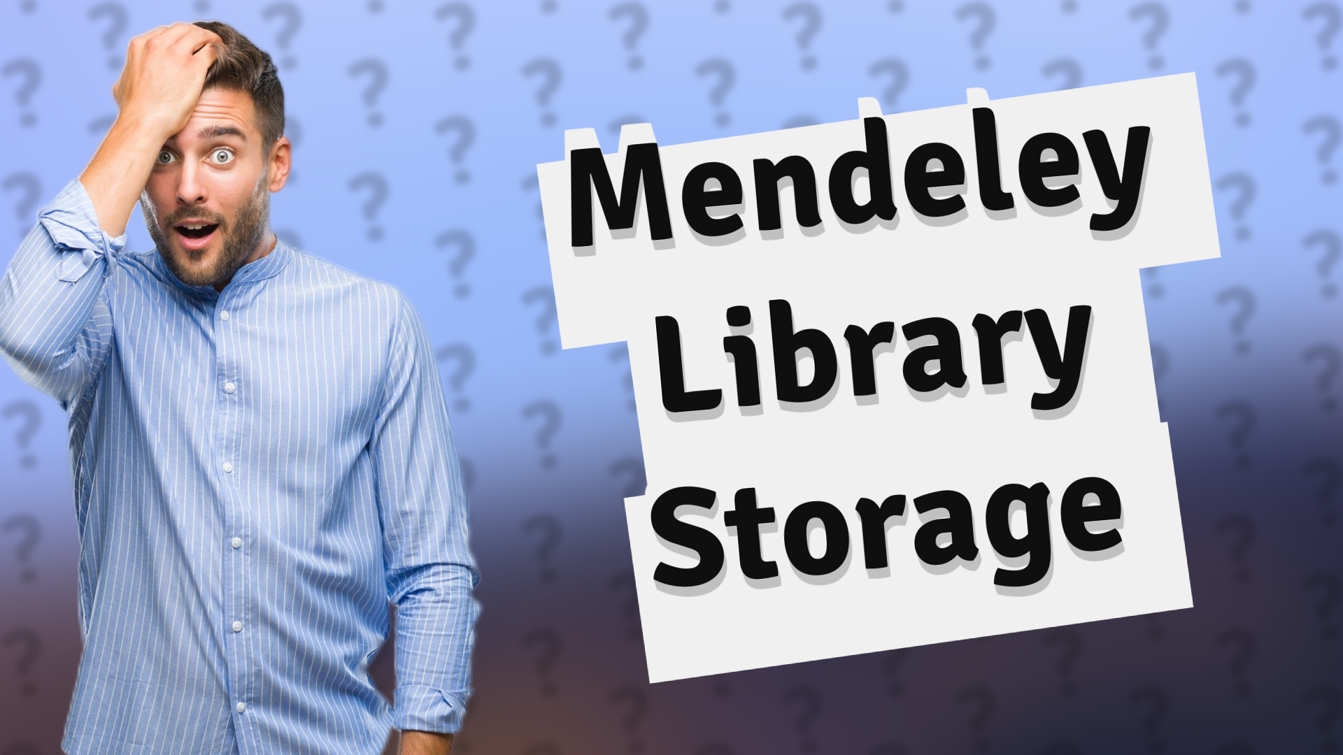 Mendeley Library Storage