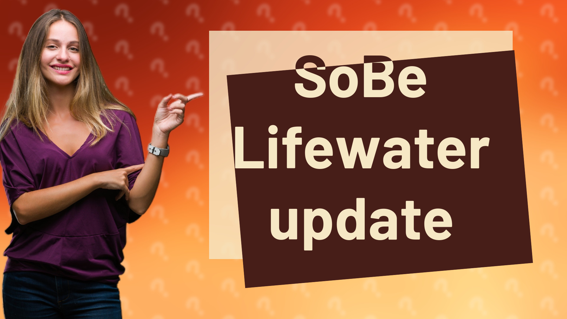 SoBe Lifewater update
