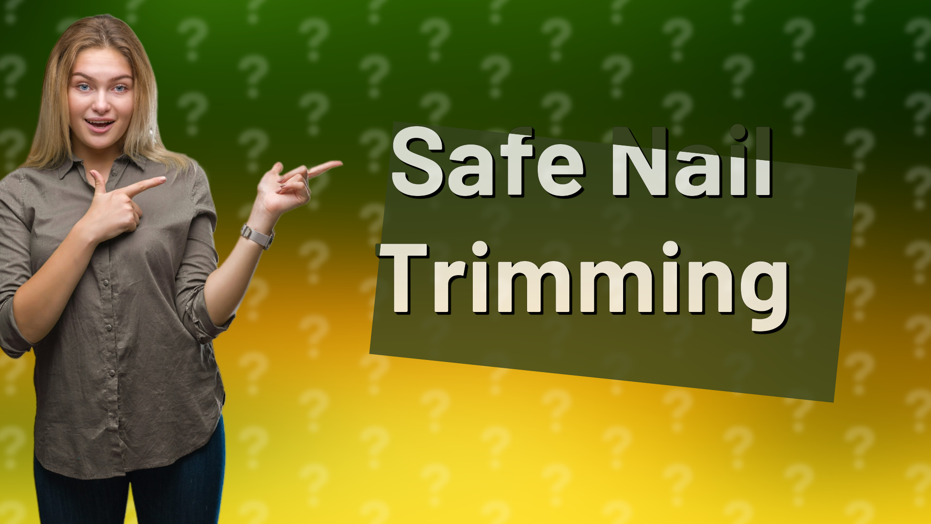 Safe Nail Trimming