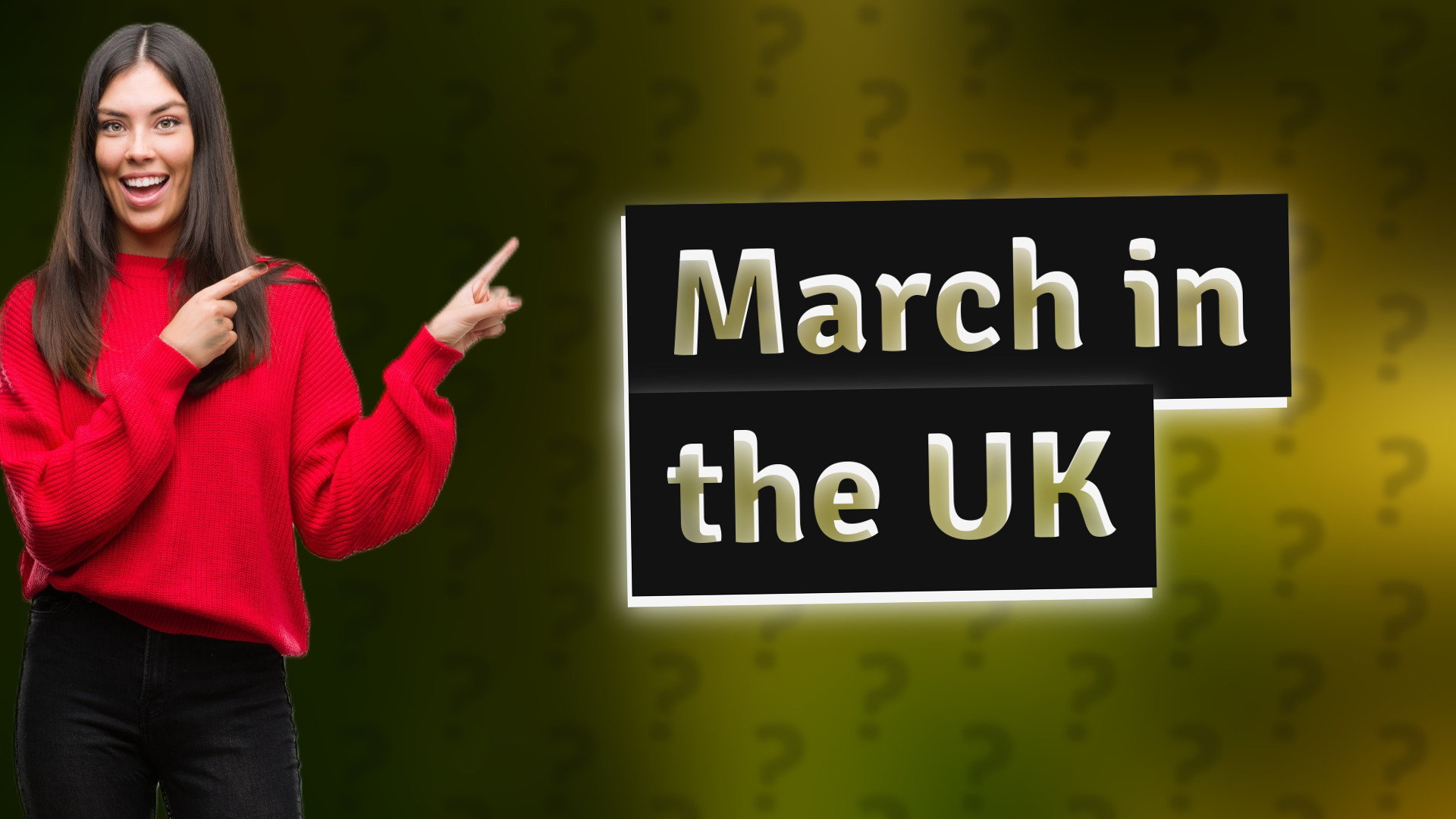March in the UK