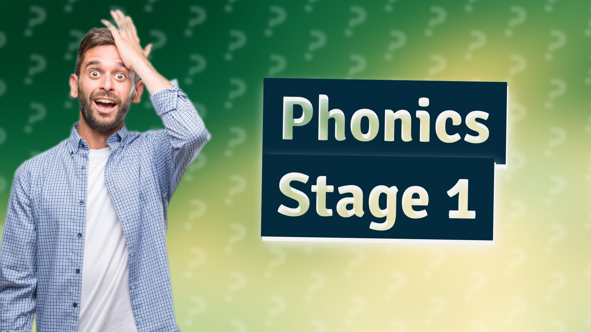 Phonics Stage 1