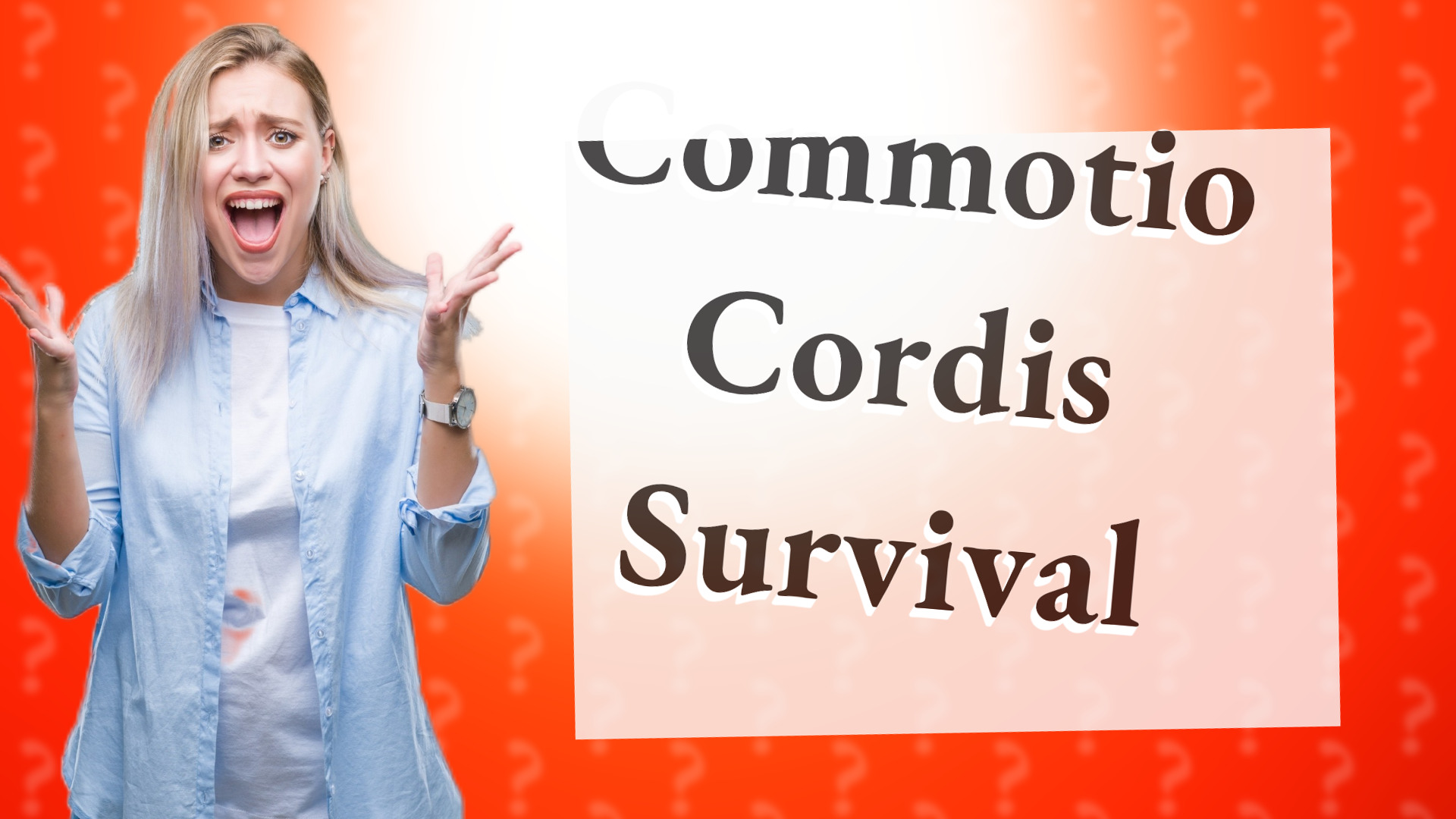Commotio Cordis Survival