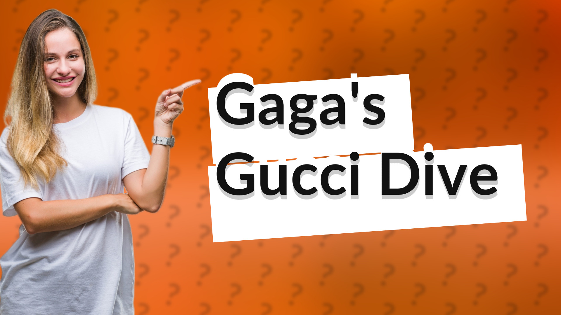 Gaga's Gucci Dive