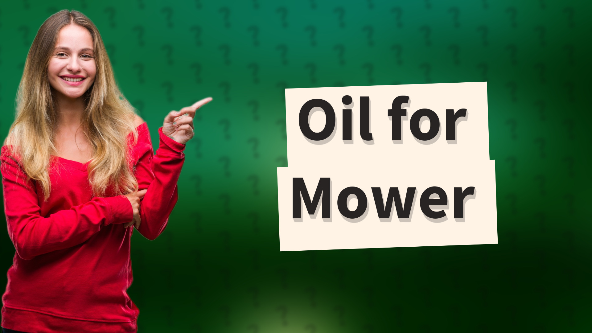 Oil for Mower