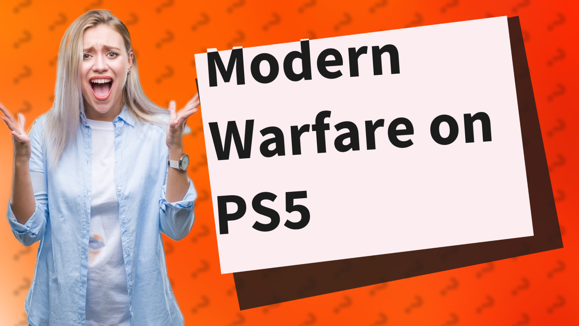 Modern Warfare on PS5