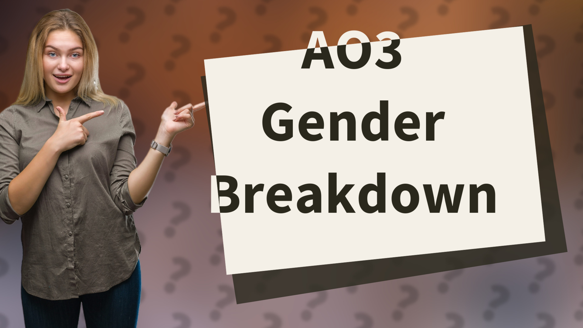 AO3 Gender Breakdown