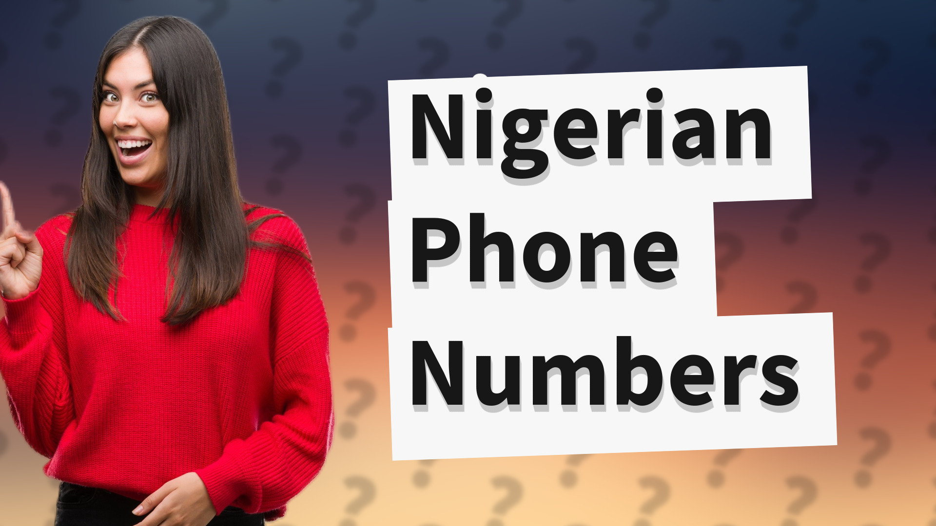 Nigerian Phone Numbers