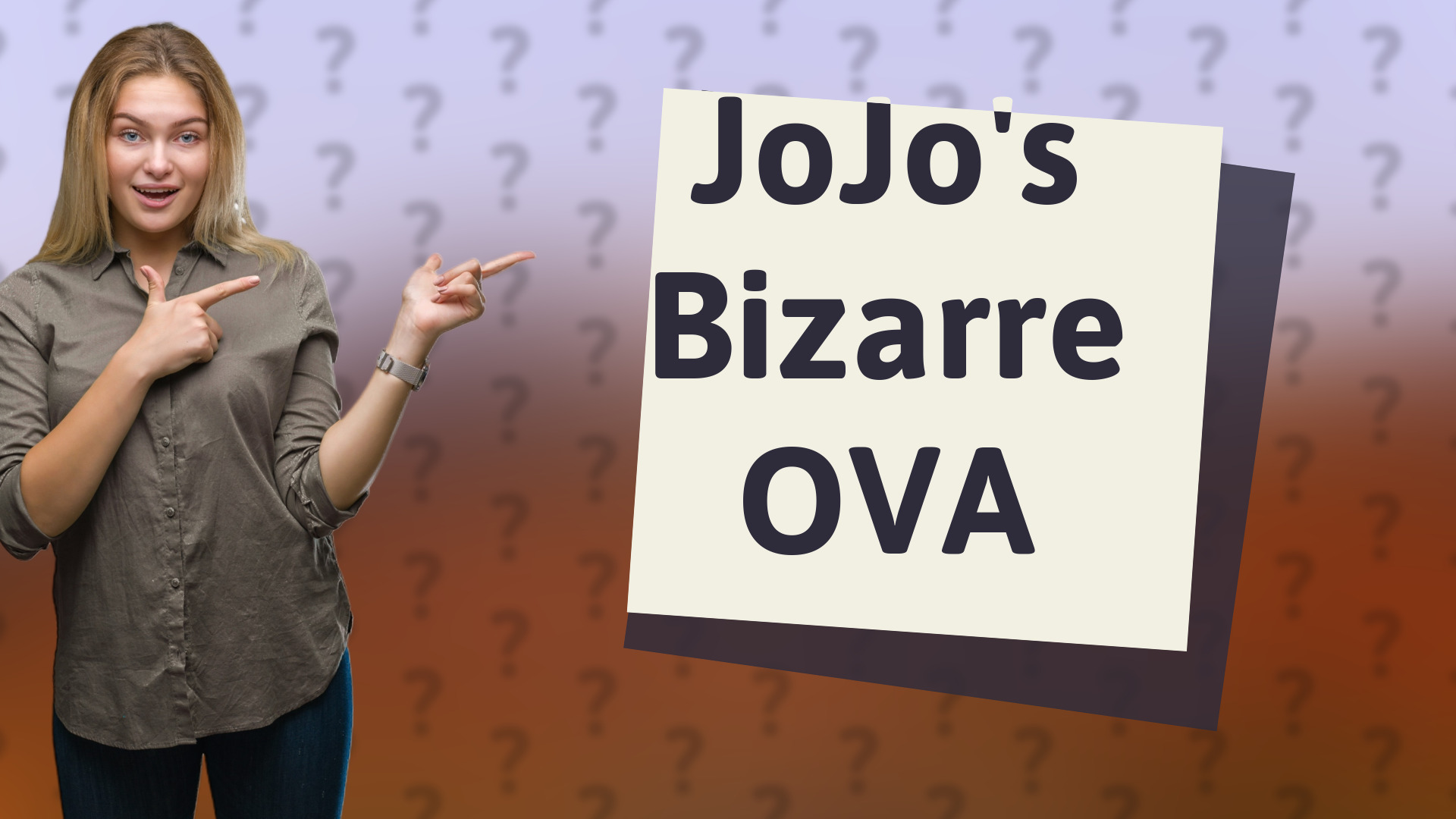 JoJo's Bizarre OVA