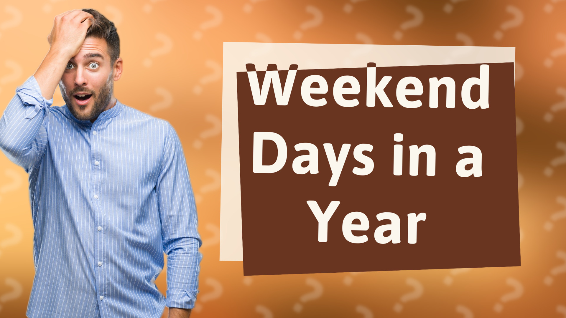Weekend Days in a Year