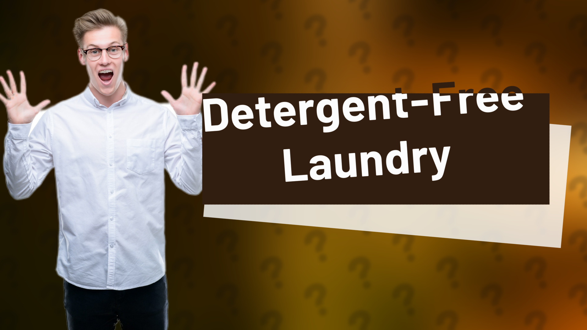 Detergent-Free Laundry