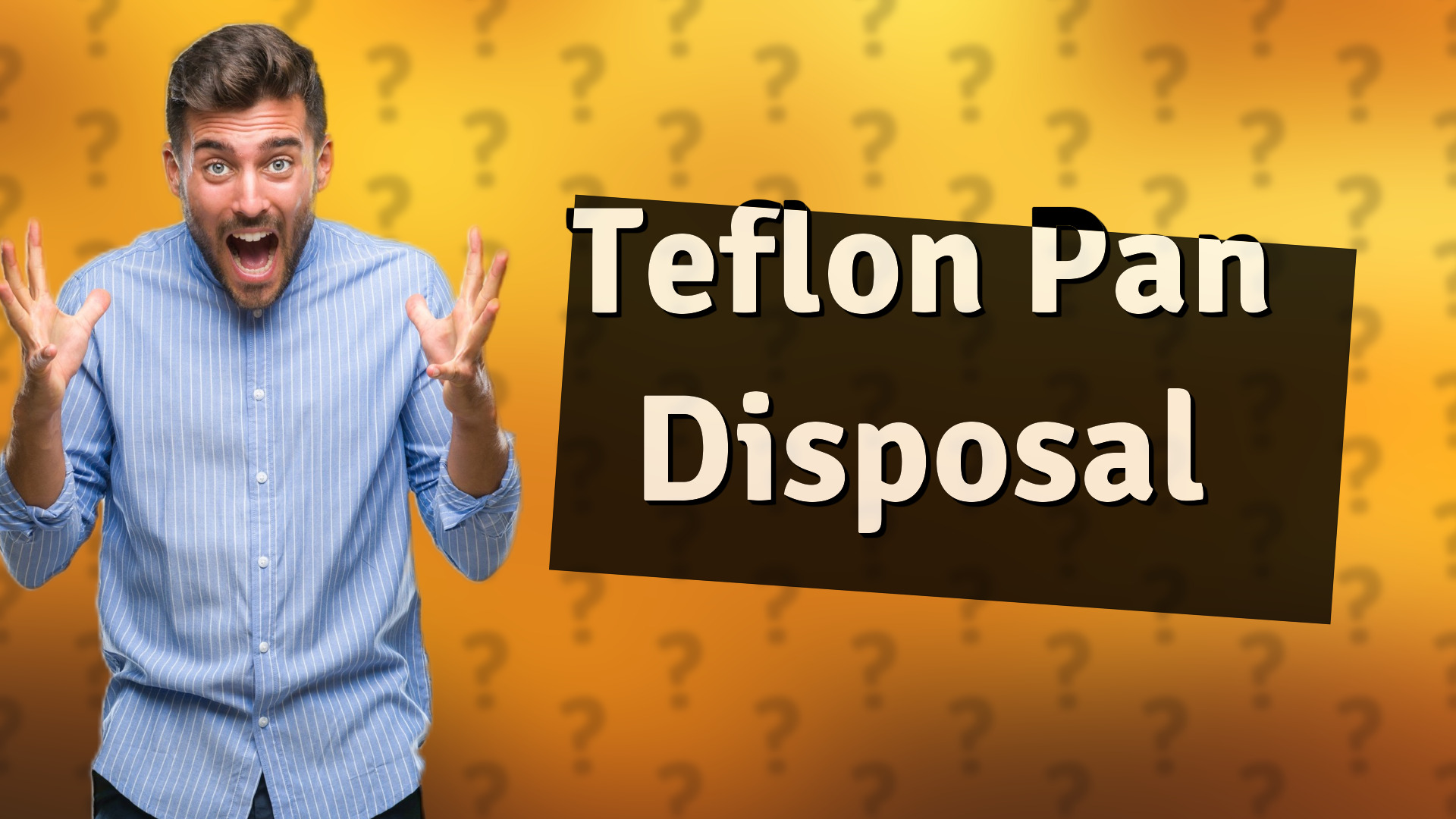 Teflon Pan Disposal