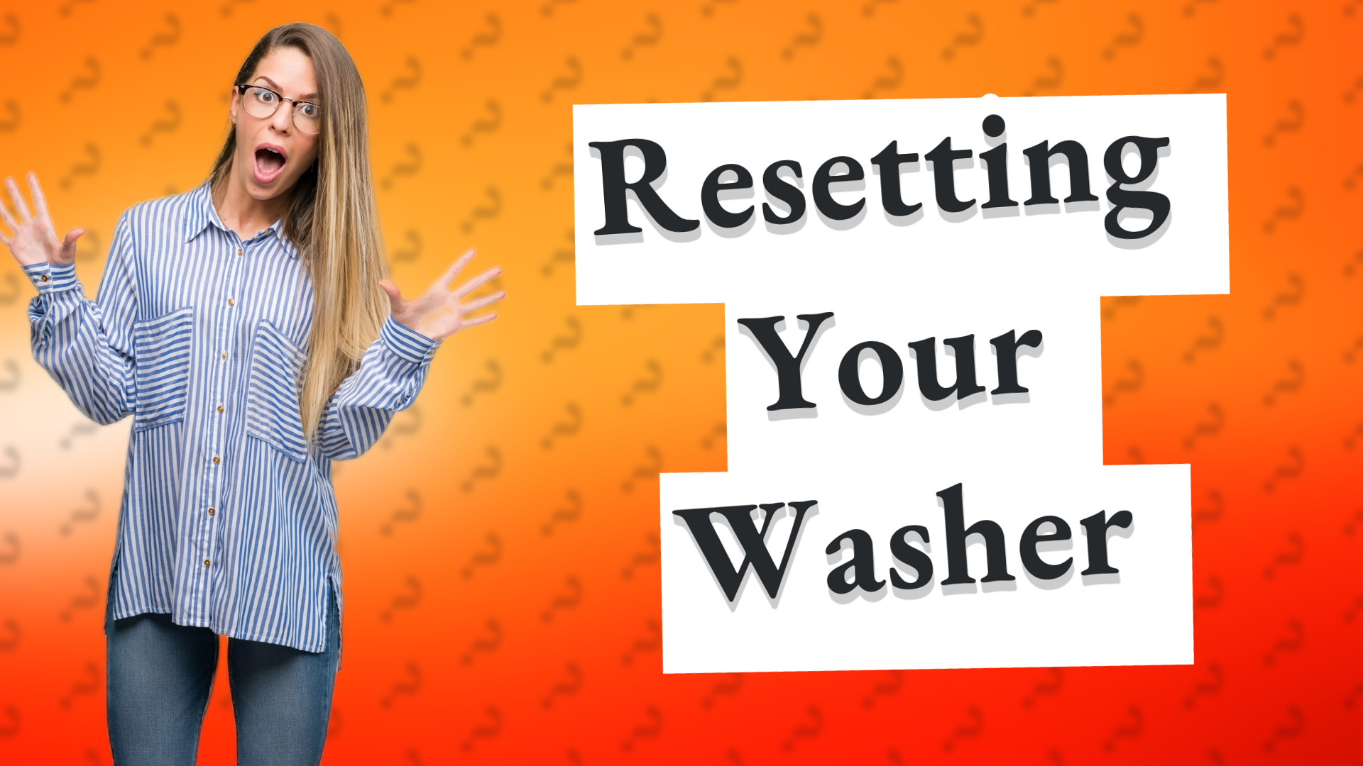 Resetting Your Washer