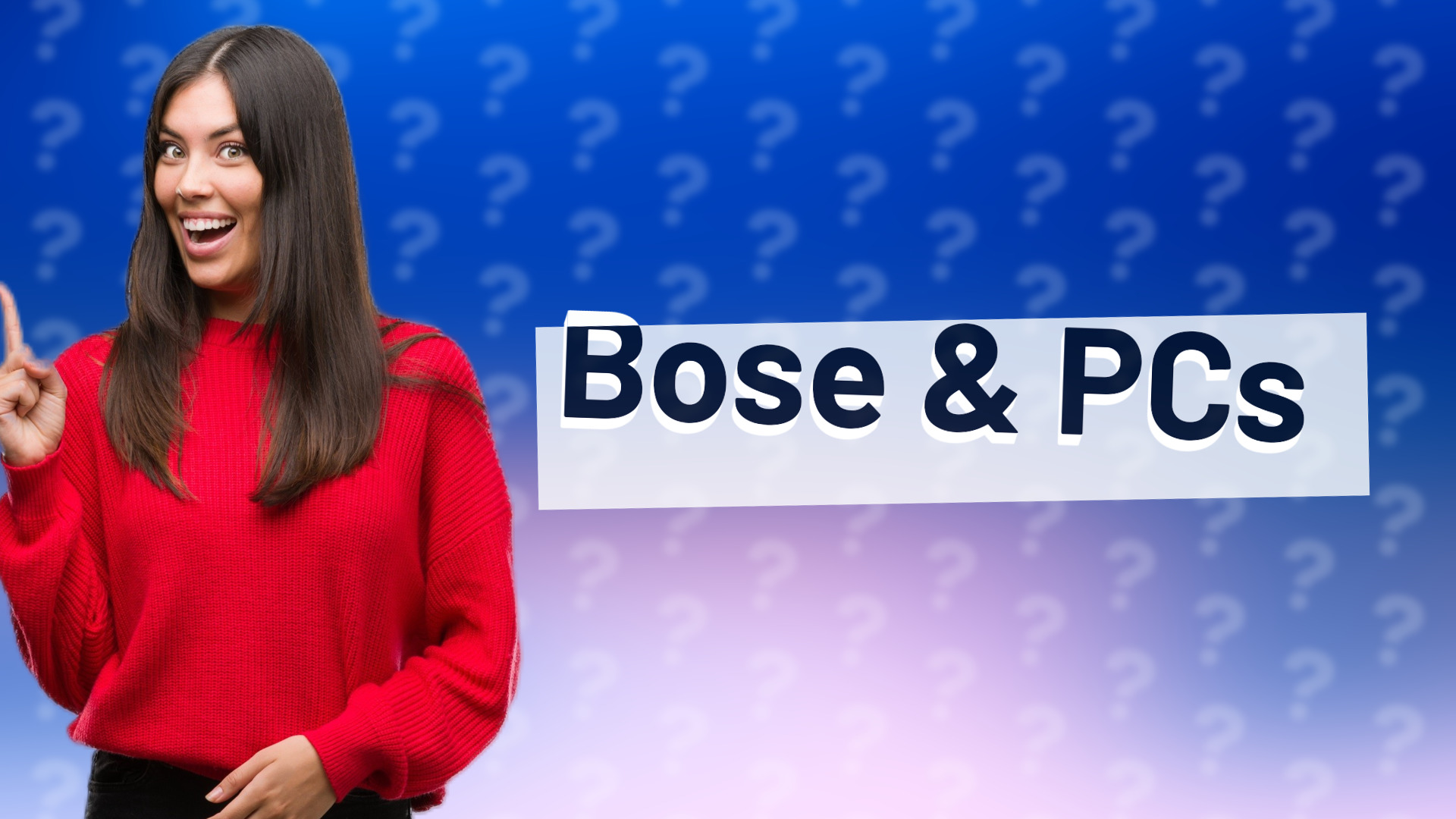Bose & PCs
