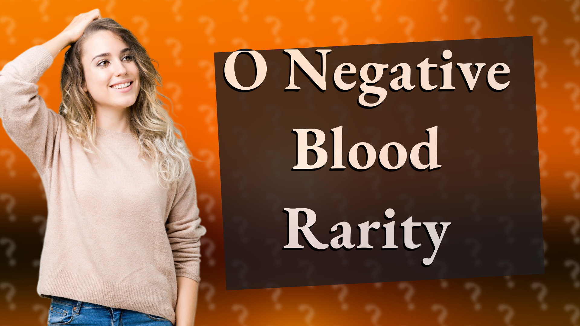 O Negative Blood Rarity
