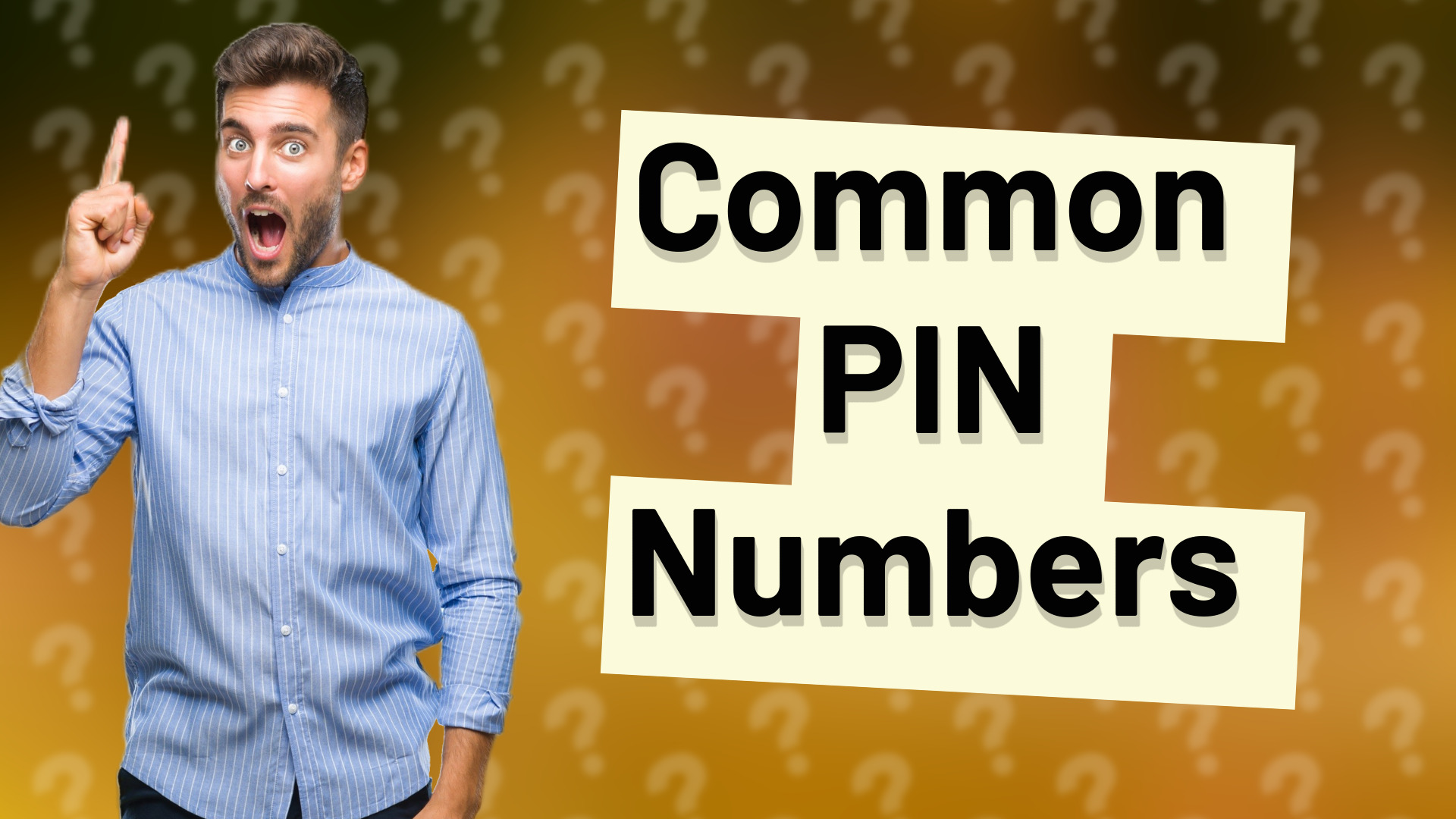 Common PIN Numbers