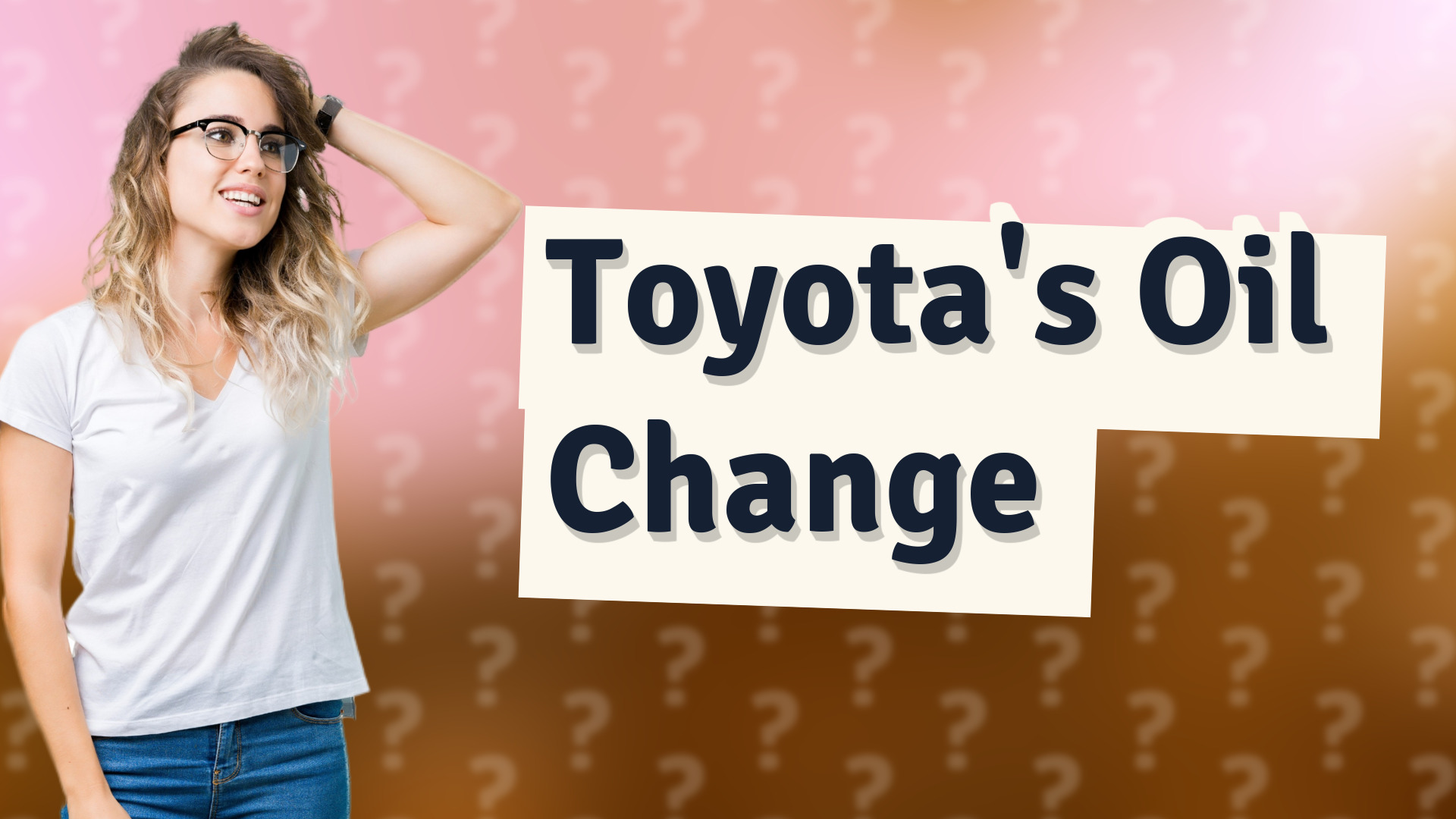 Toyota's Oil Change