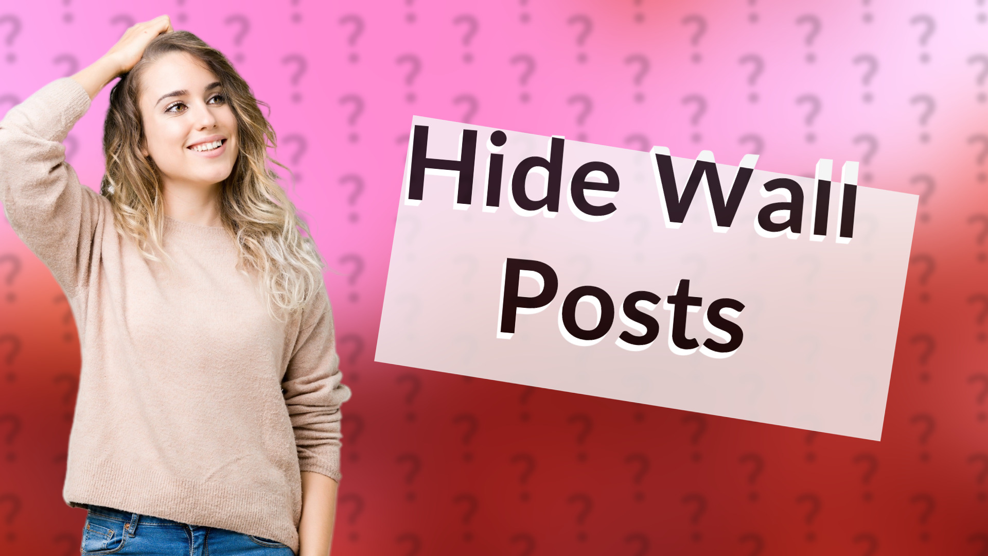 Hide Wall Posts
