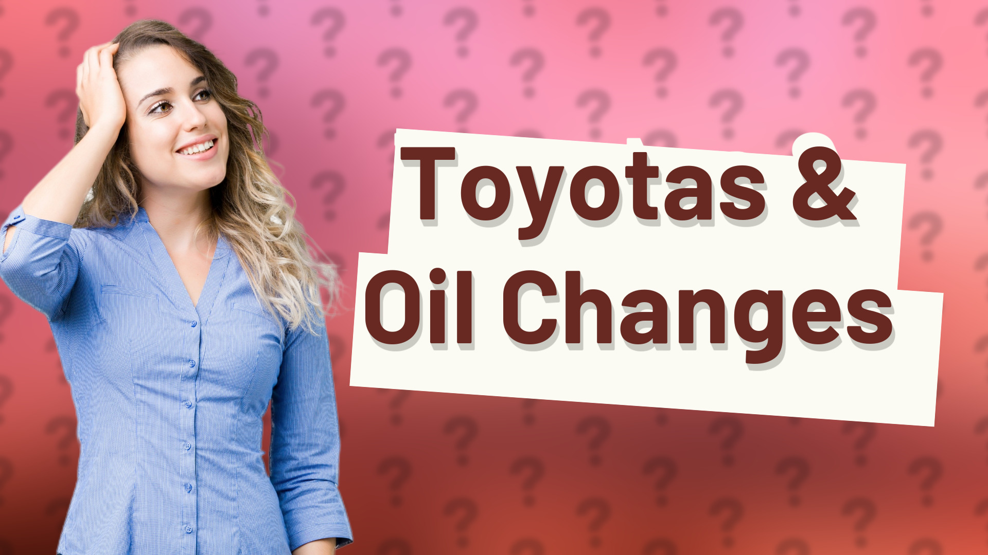 Toyotas & Oil Changes