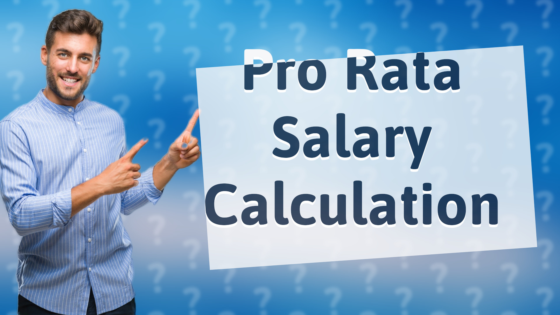 Pro Rata Salary Calculation