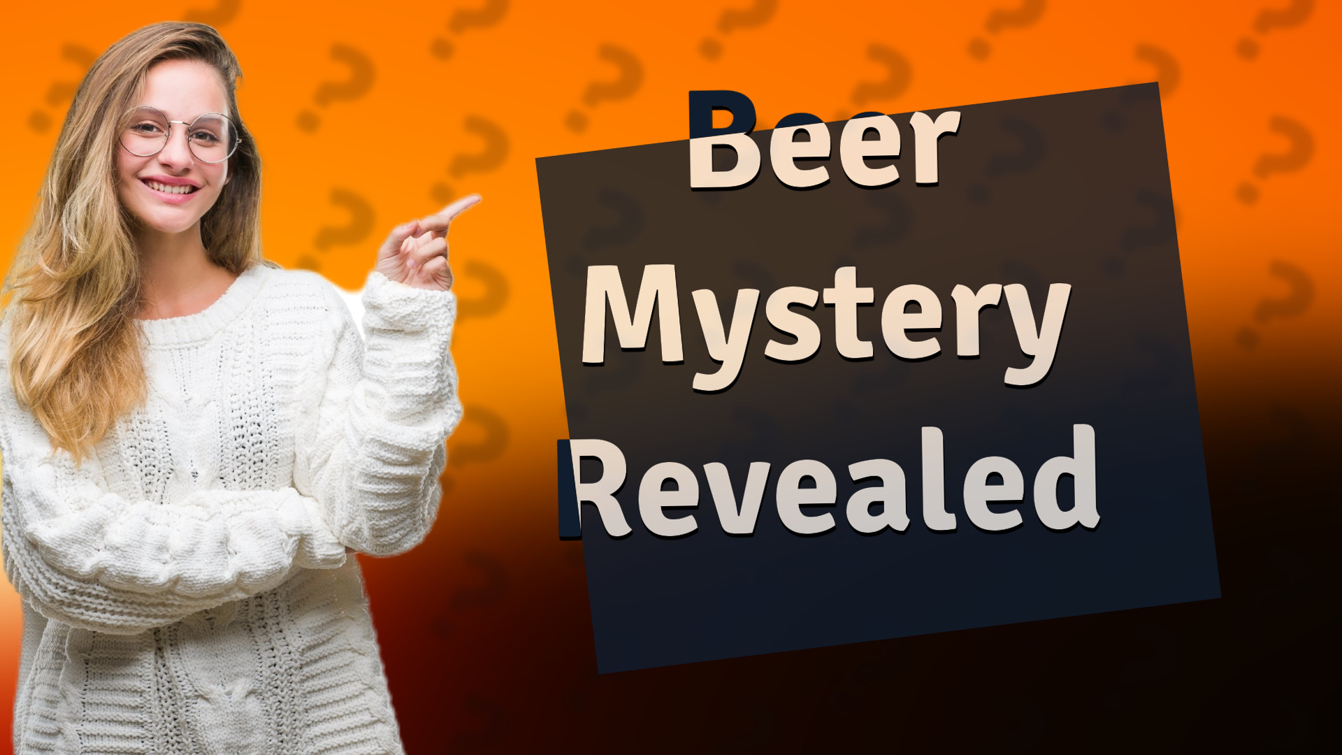Beer Mystery Revealed