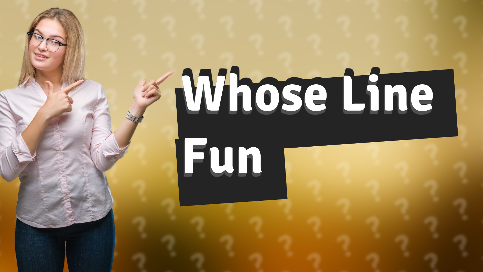 Whose Line Fun