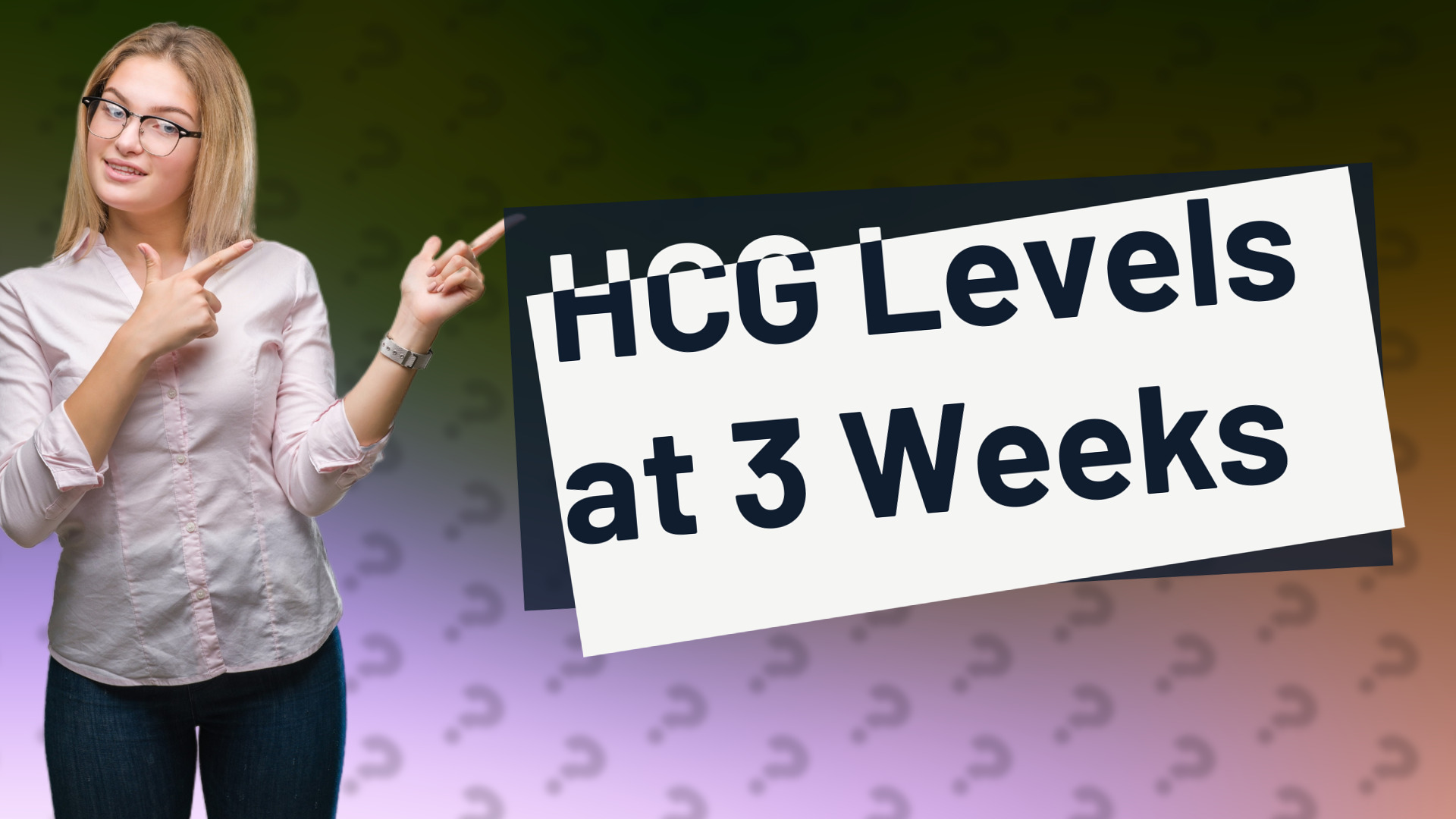 HCG Levels at 3 Weeks