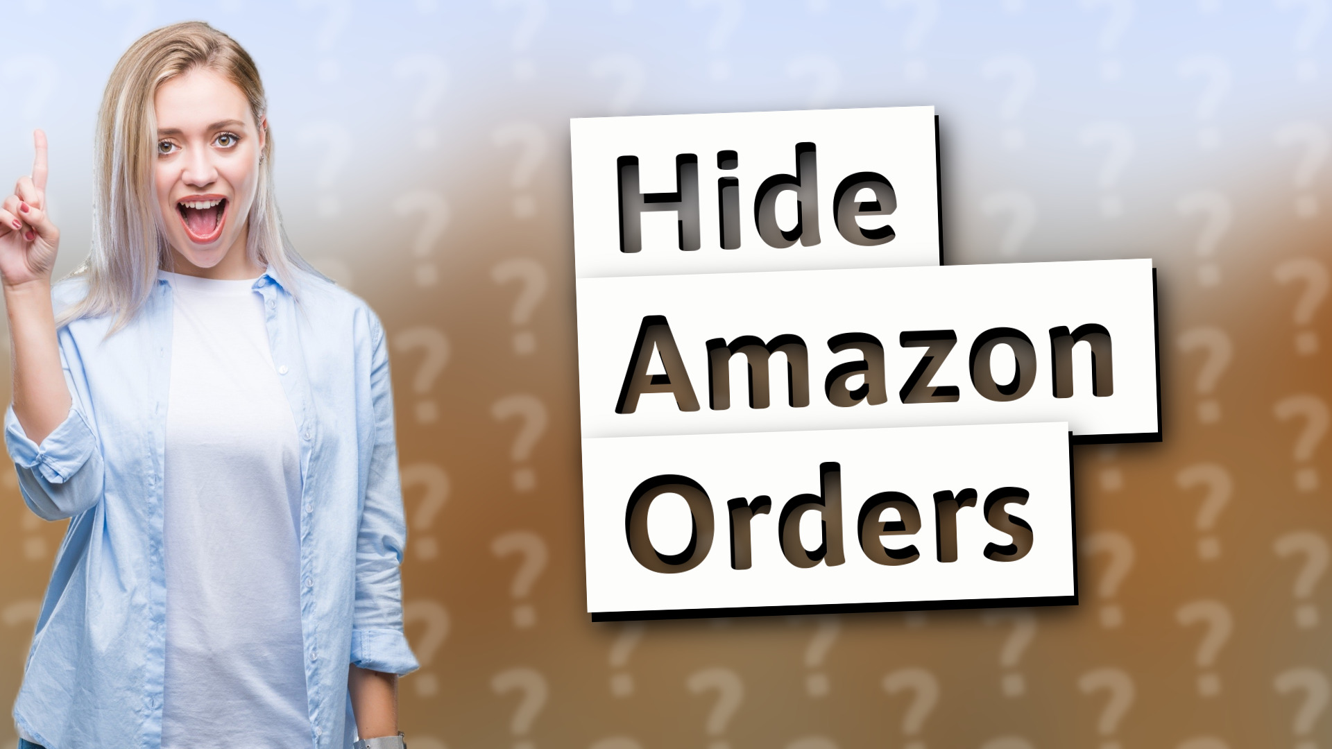 Hide Amazon Orders
