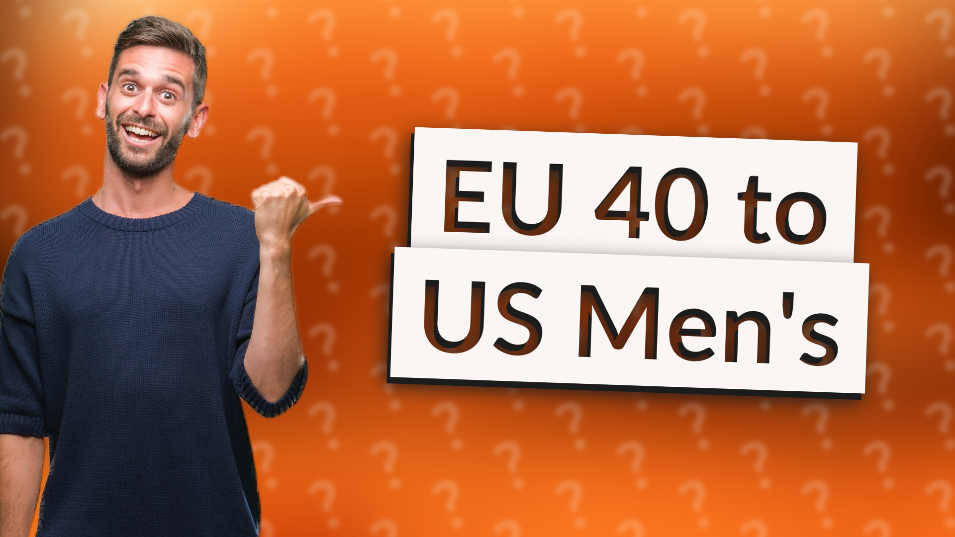 EU 40 to US Men's