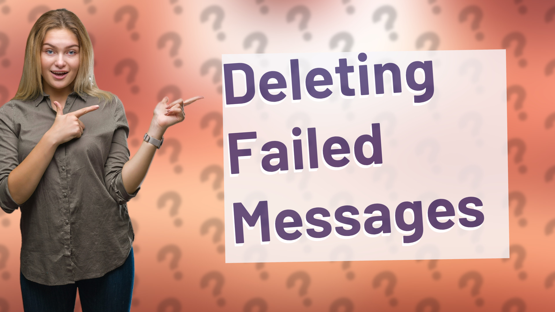 Deleting Failed Messages