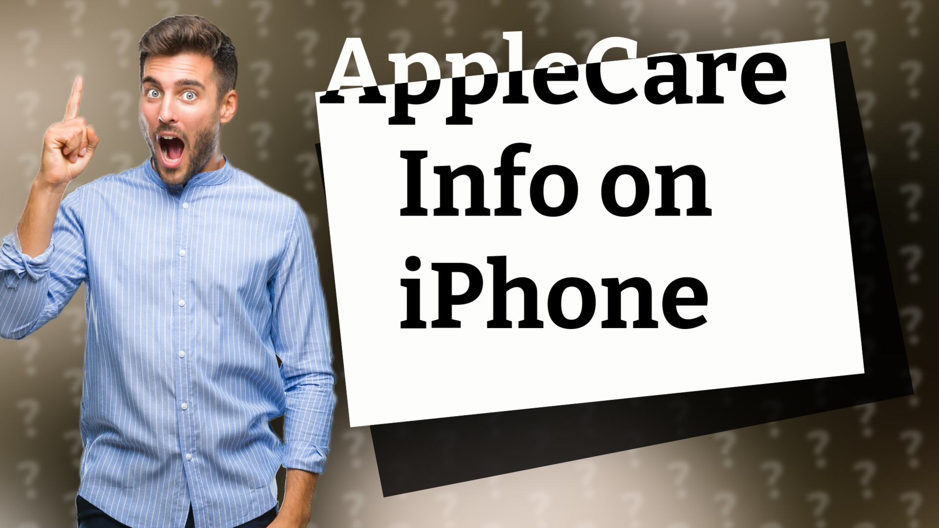 AppleCare Info on iPhone