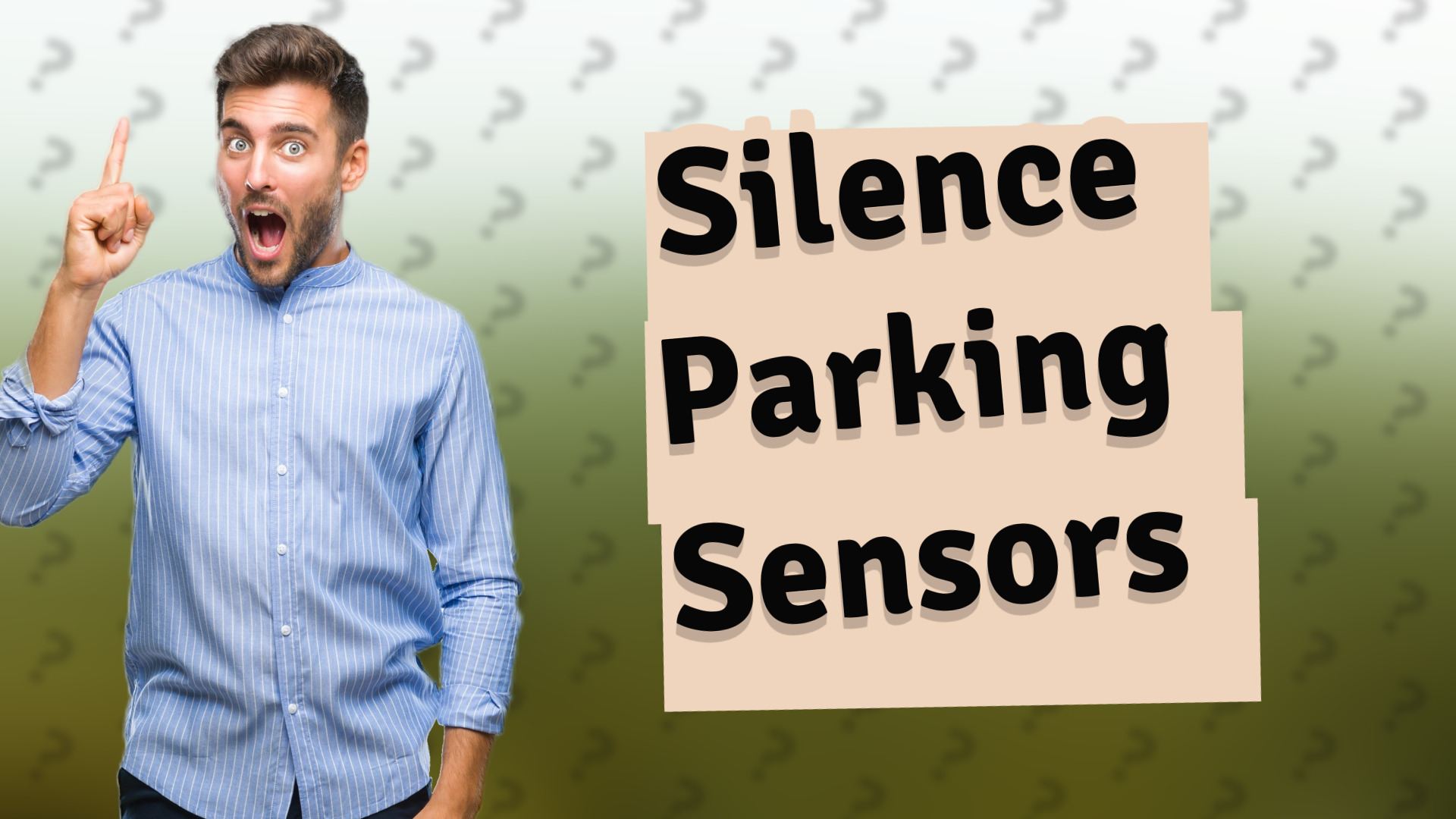 Silence Parking Sensors