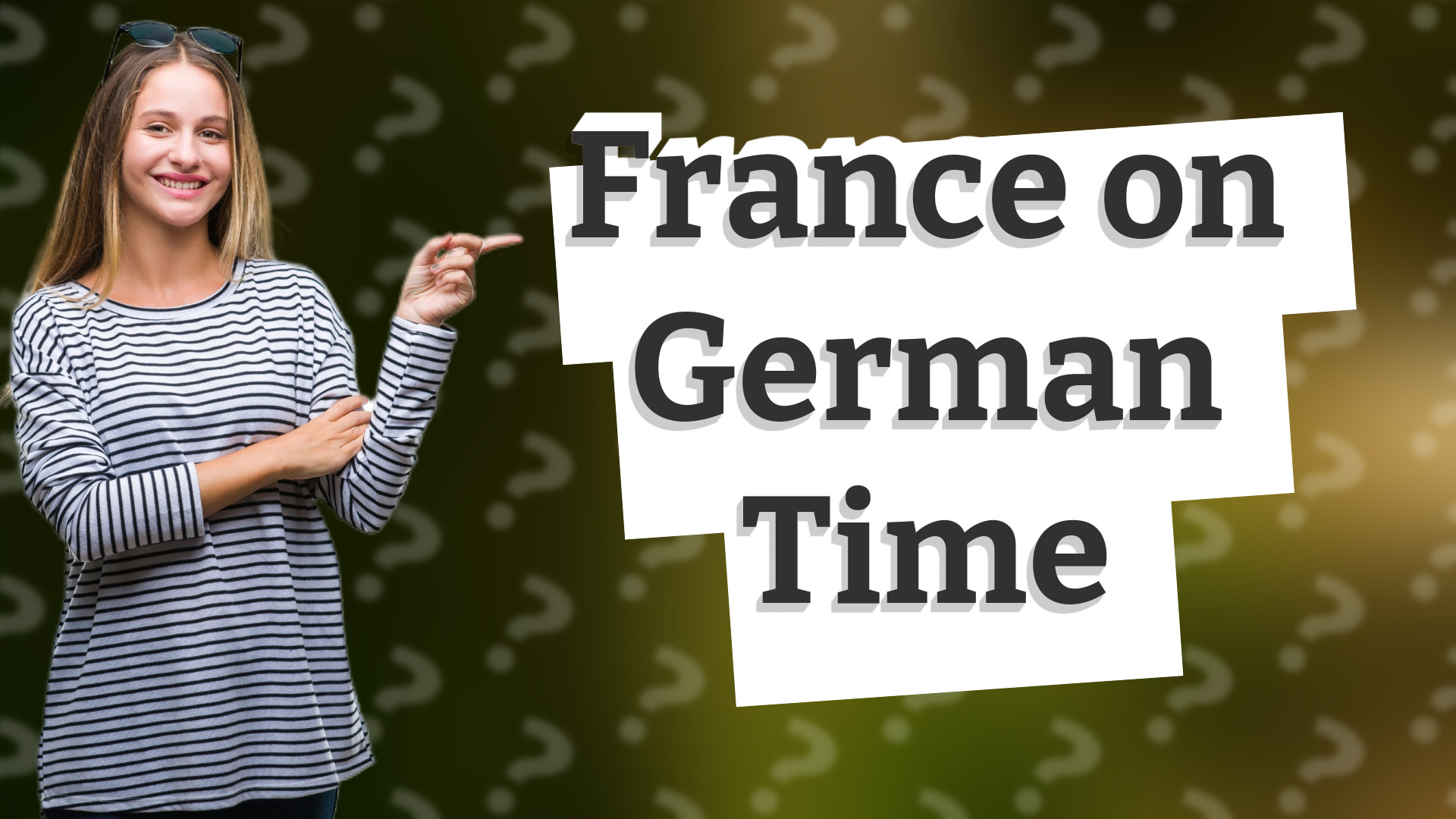 France on German Time