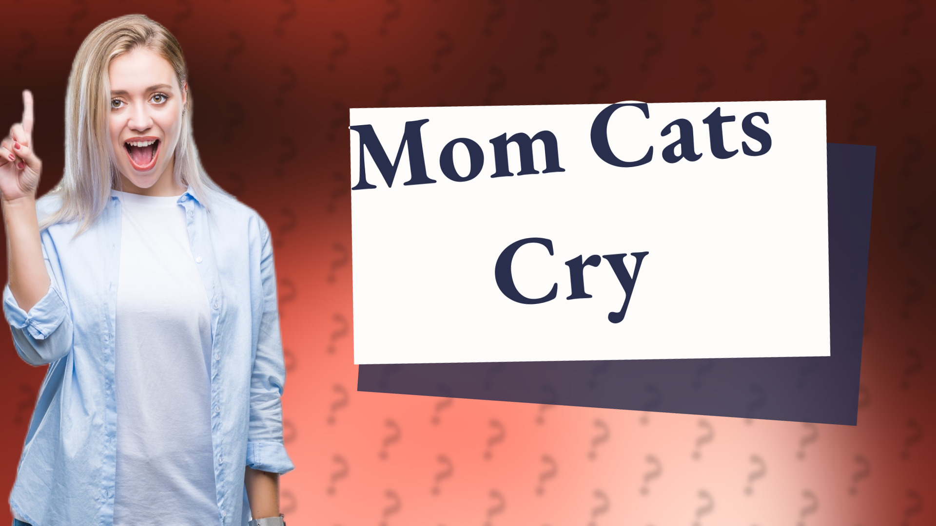 Mom Cats Cry