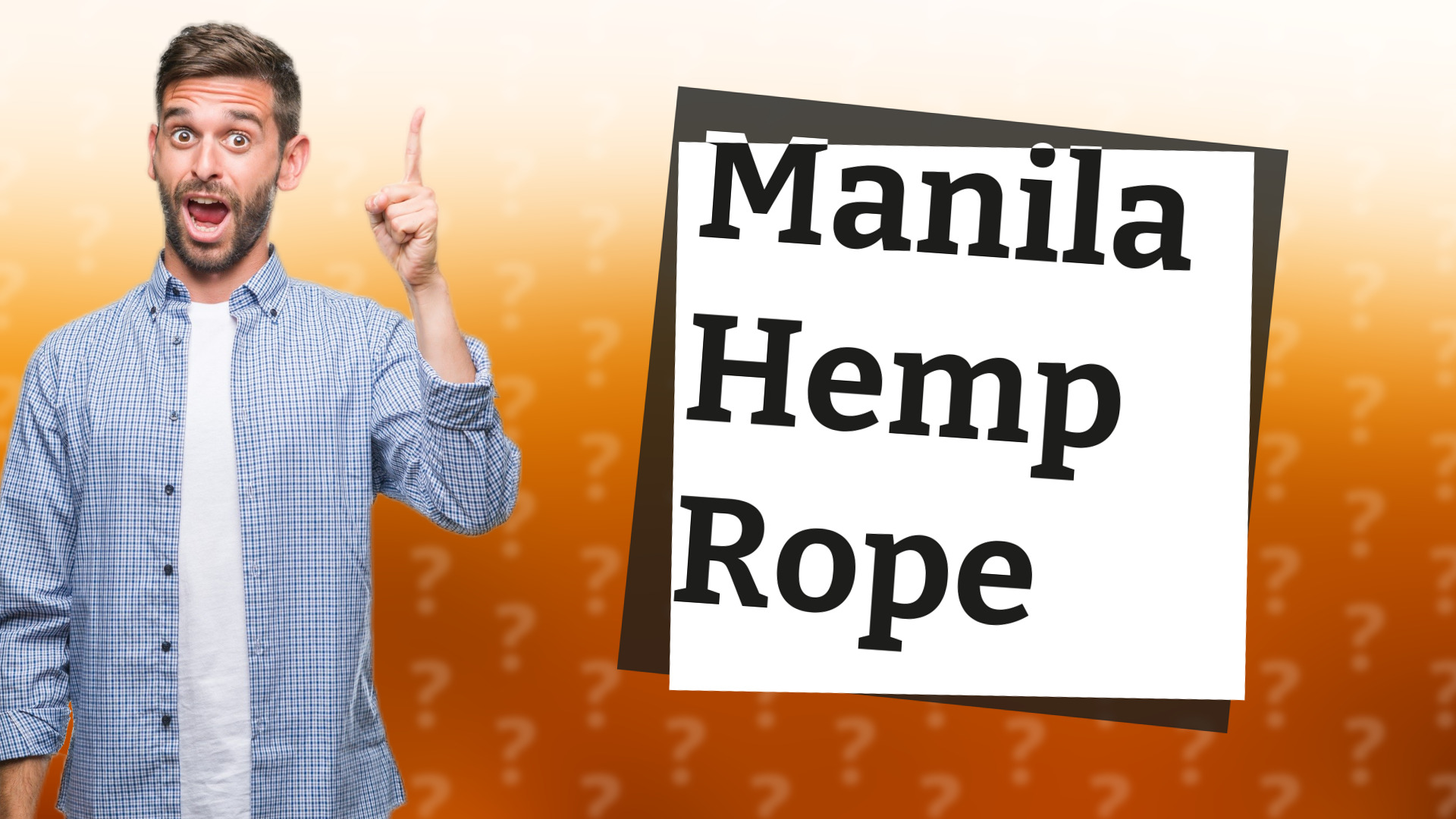 Manila Hemp Rope
