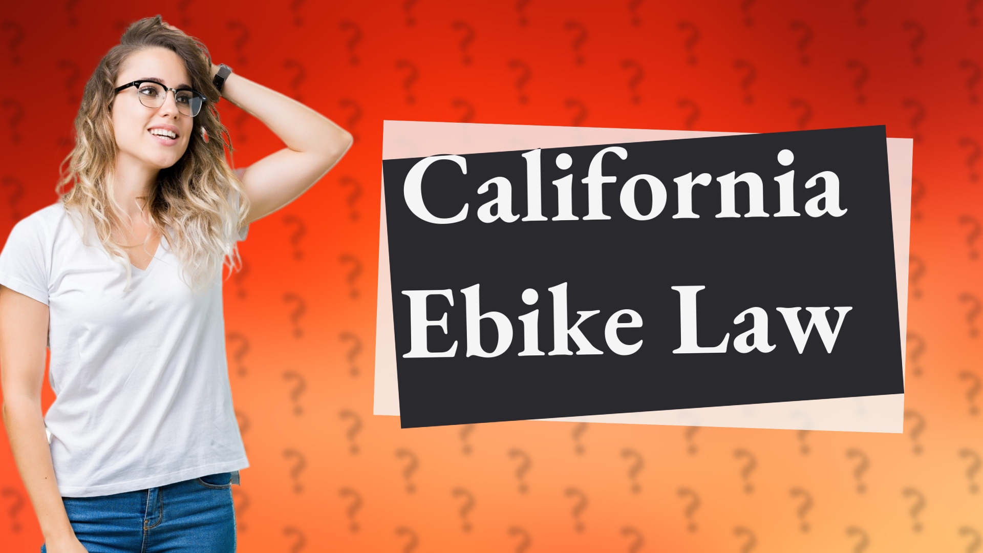 California Ebike Law