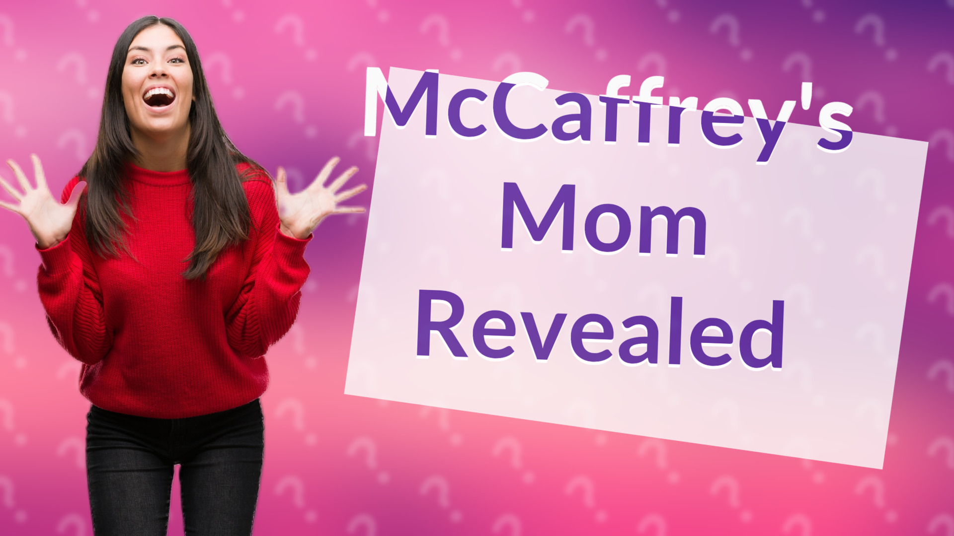 McCaffrey's Mom Revealed