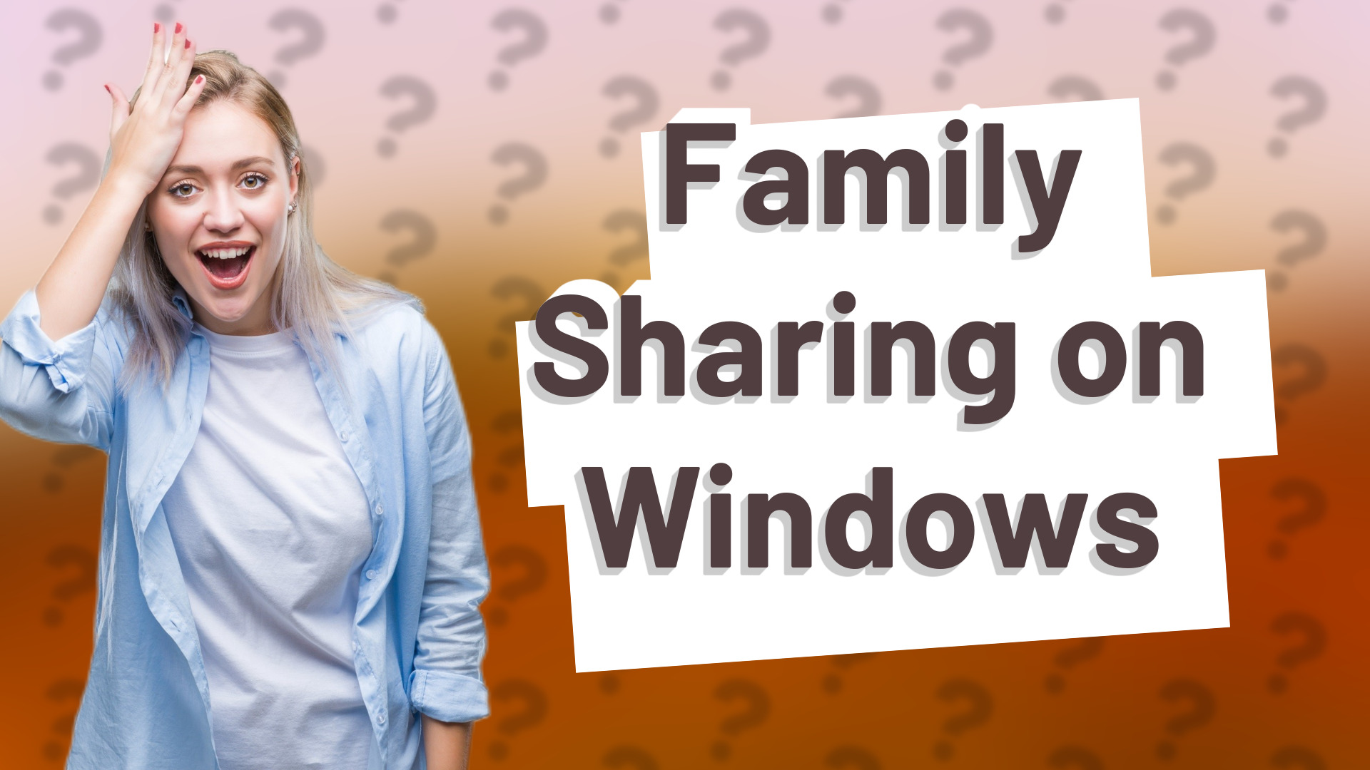 Family Sharing on Windows