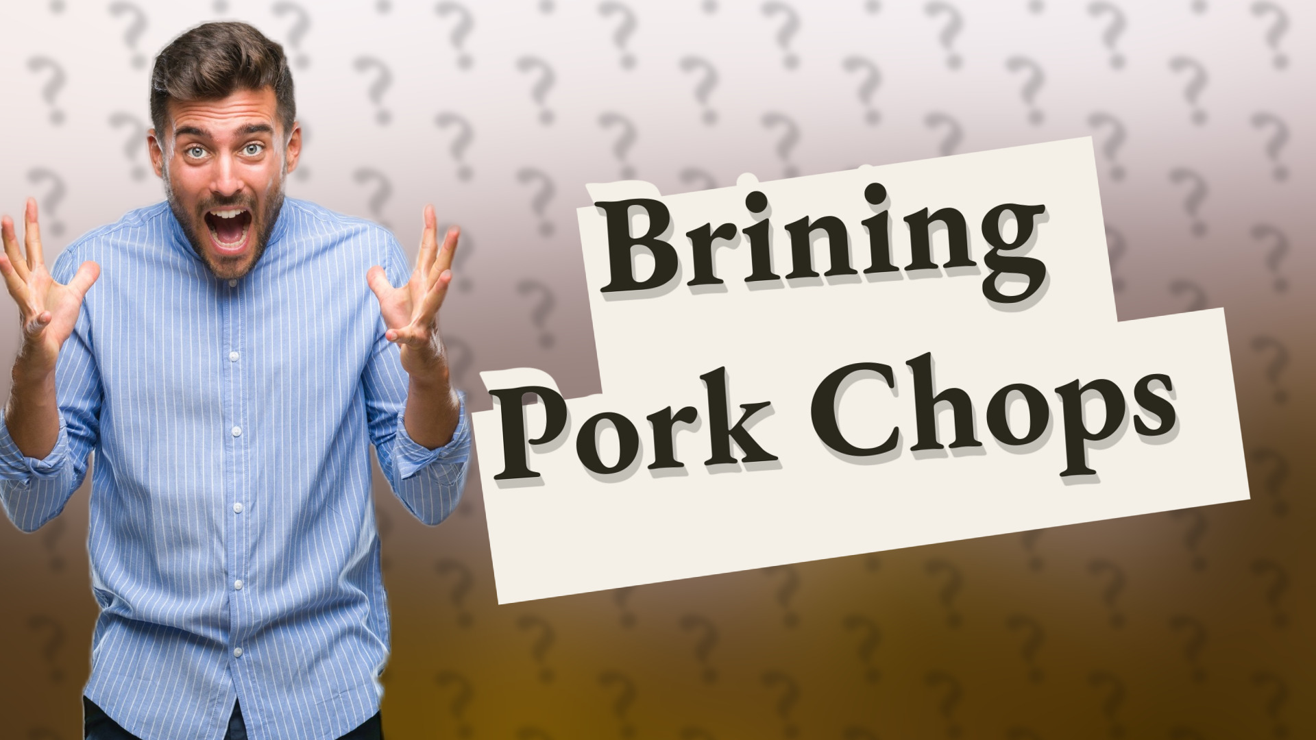 Brining Pork Chops