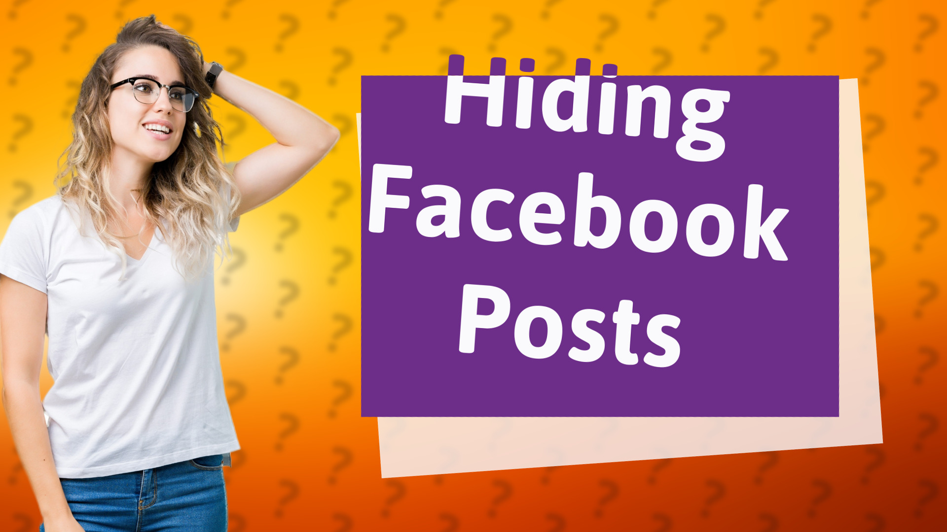 Hiding Facebook Posts
