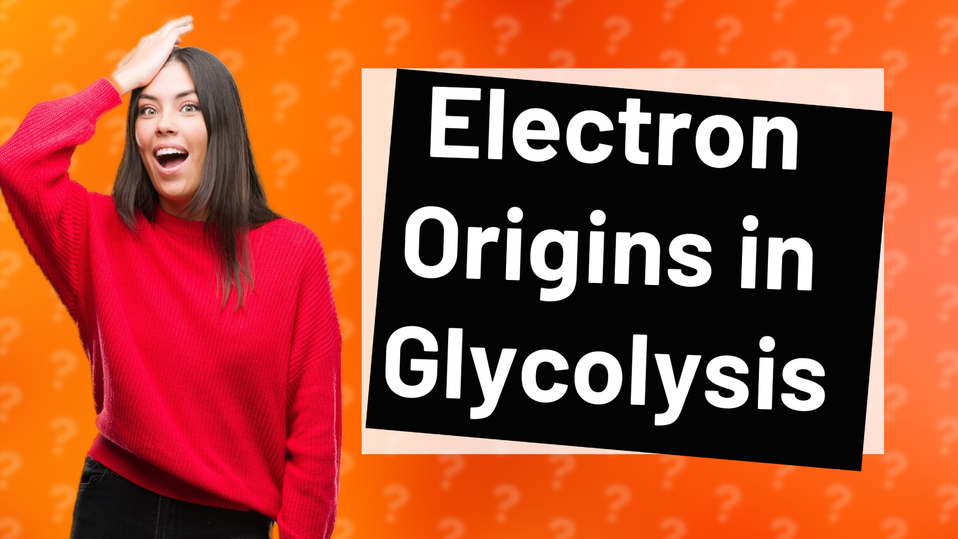 Electron Origins in Glycolysis
