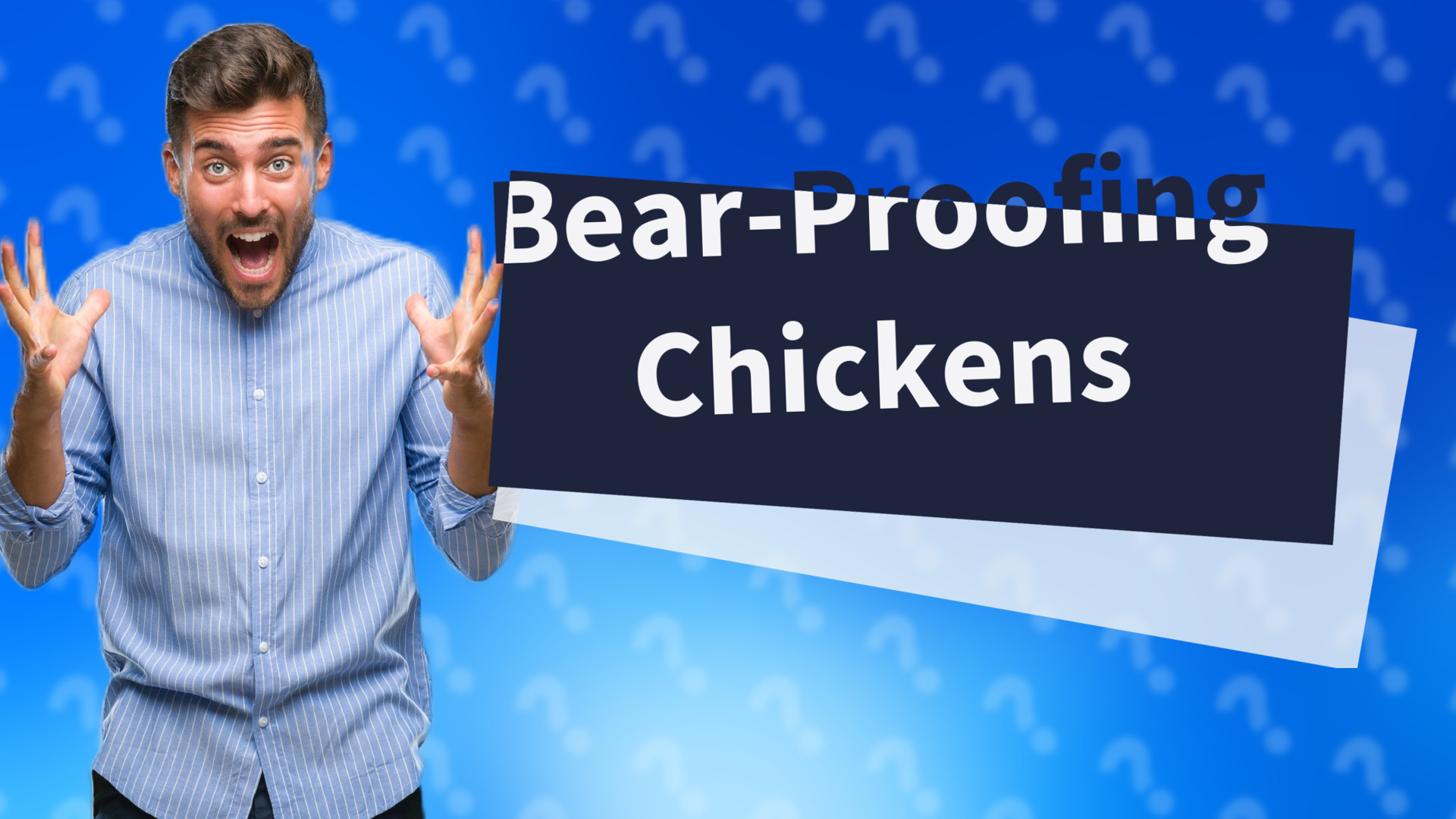 Bear-Proofing Chickens